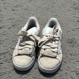 adidas Cream Athletic Shoes